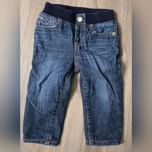GAP Kids Dark Blue Jeans with Navy Waistband
